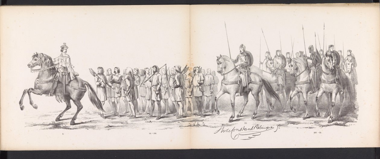 Maskerade van de Leidse studenten, 1865 (plaat 15) door Jan Daniël Cornelis Carel Willem baron de Constant Rebecque