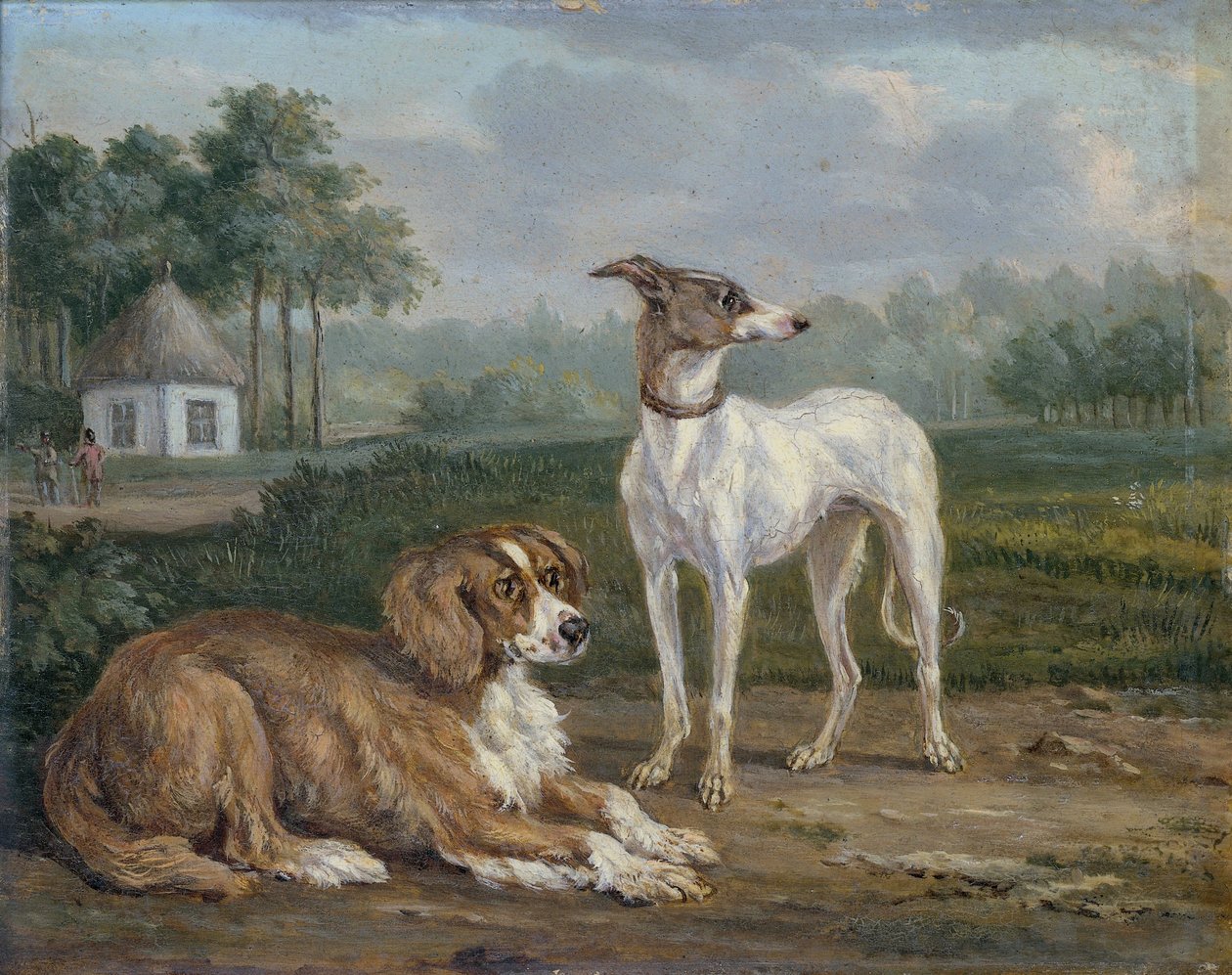 Twee honden door Jan Dasveldt