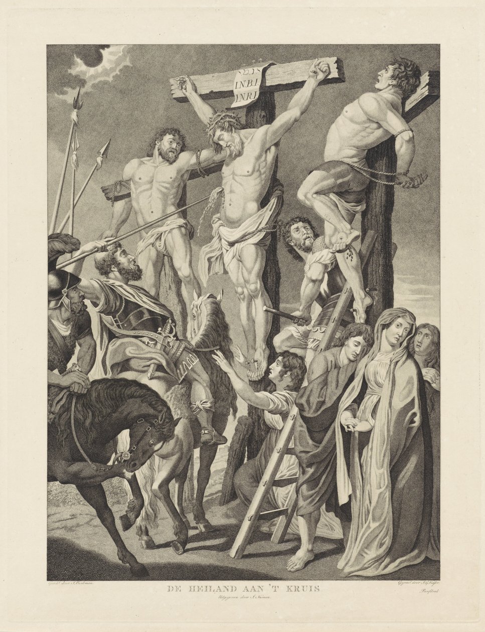 Kruisiging door Jan Gerritsz. Visser