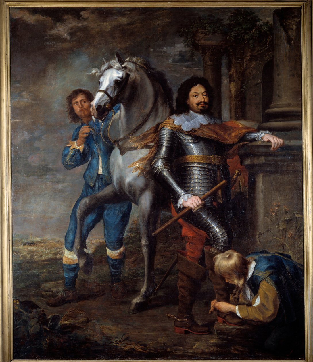De generaal Ottavio Piccolomini (1599-1656) Schilderij door Jan Van Bronckhorst (1603-1662) 17e eeuw door Jan Gerritsz. van Bronckhorst