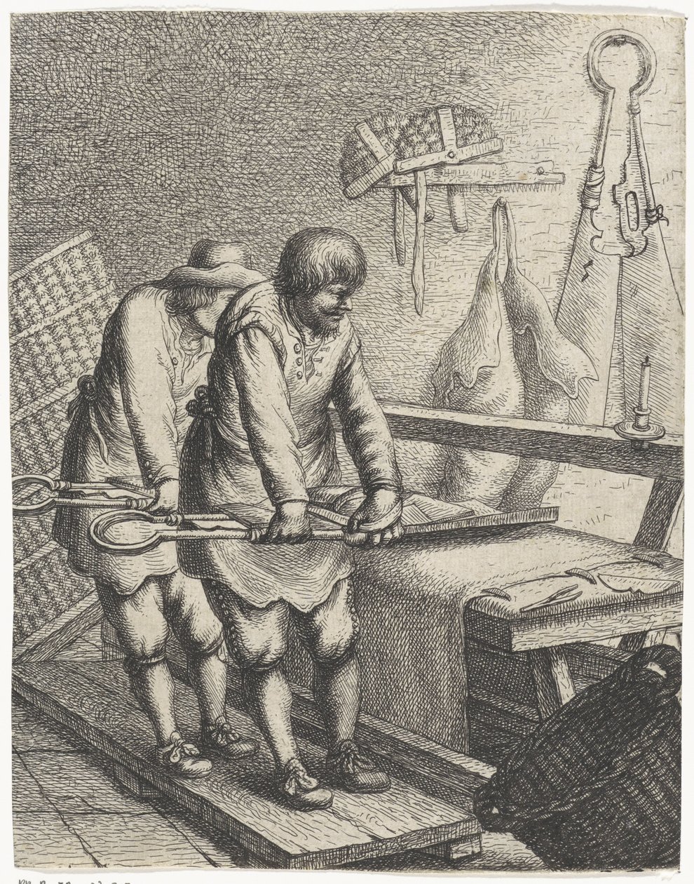 Doekscheerders door Jan Gillisz. van Vliet