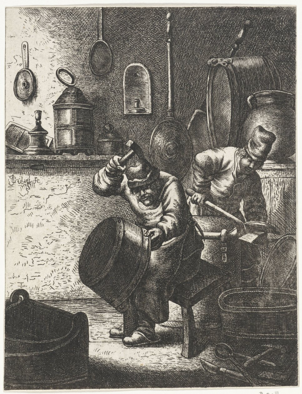 Koperslager door Jan Gillisz. van Vliet