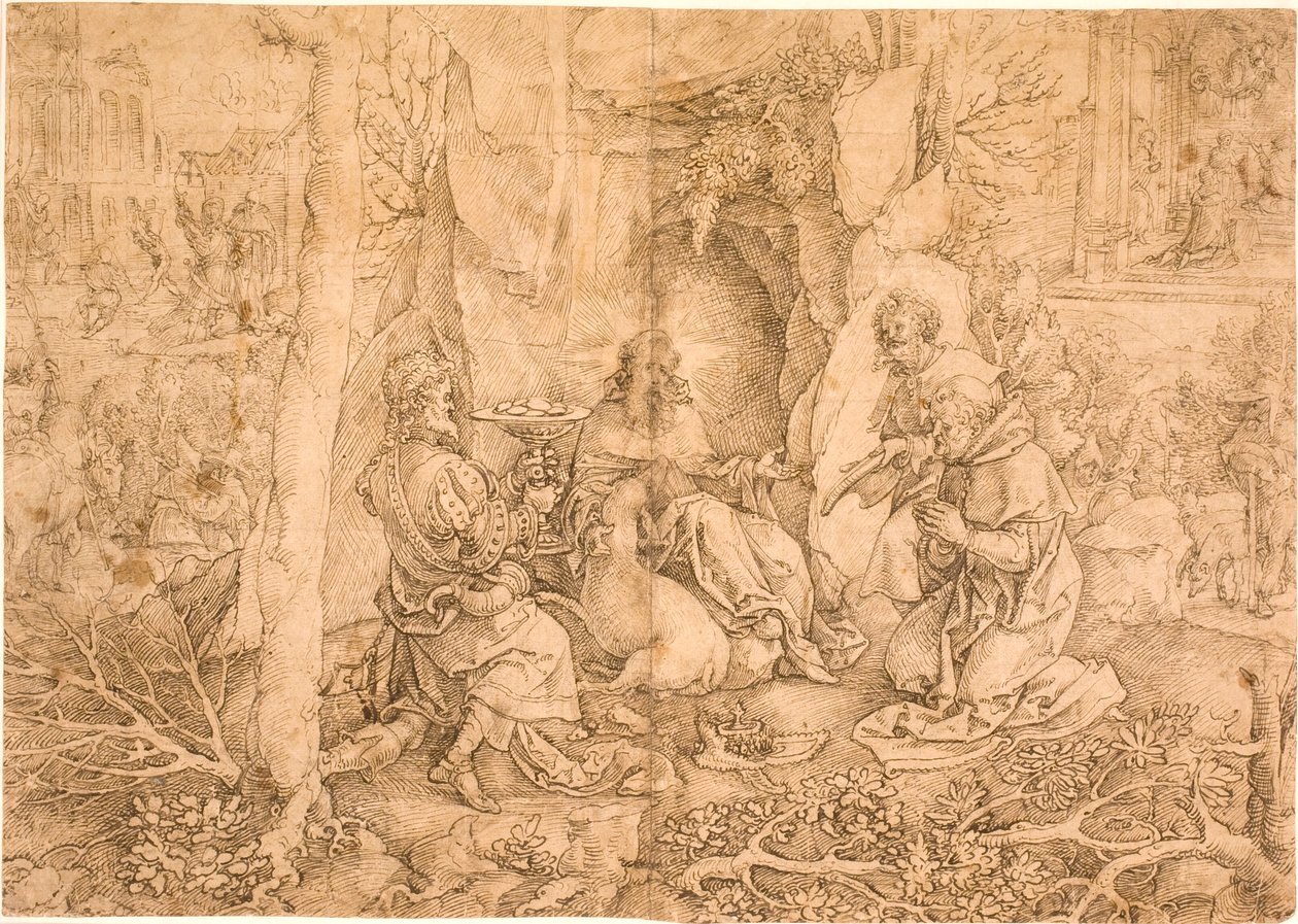 De legende van St. Giles door Jan Gossaert