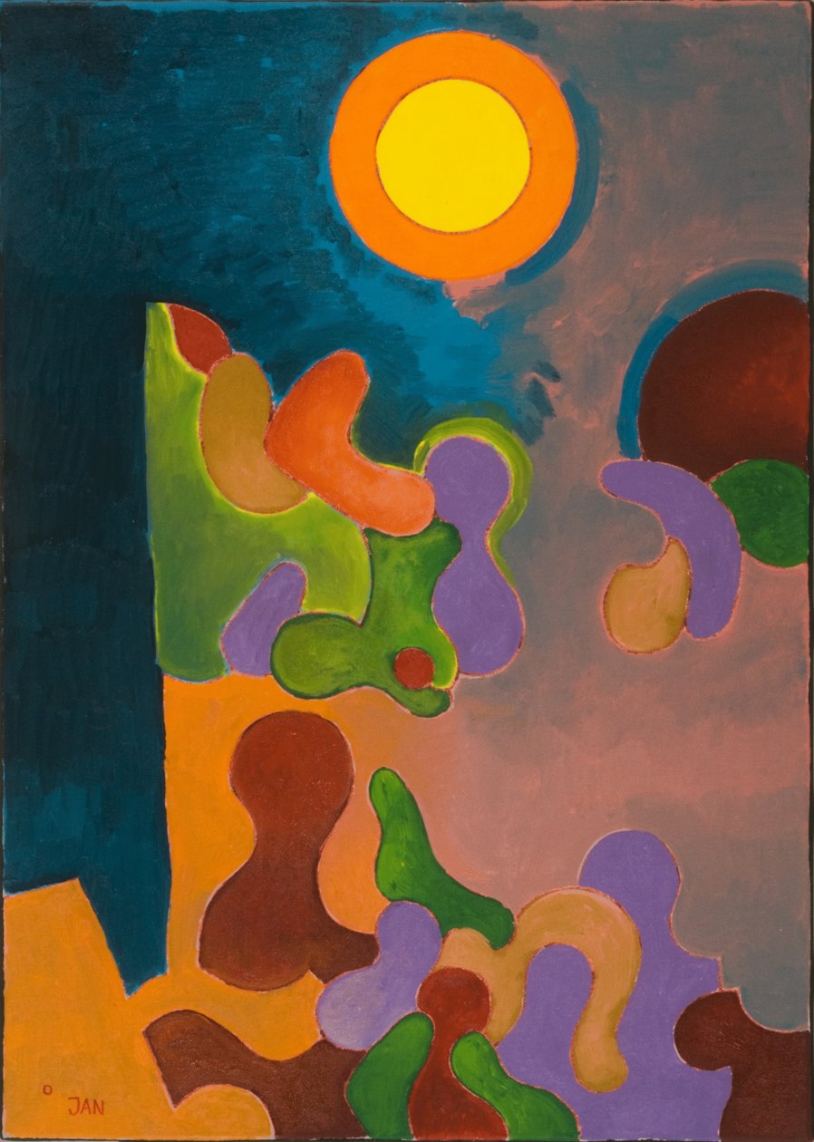 Oma Vertelt Verhalen in de Schemering, 2009 door Jan Groneberg
