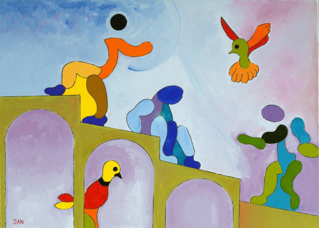 Opstijgen naar waar we vandaan kwamen, 2009 door Jan Groneberg