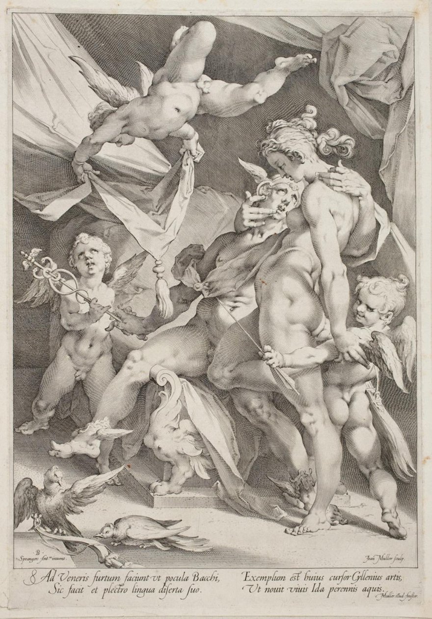 Venus en Mercurius door Jan Harmensz. Muller