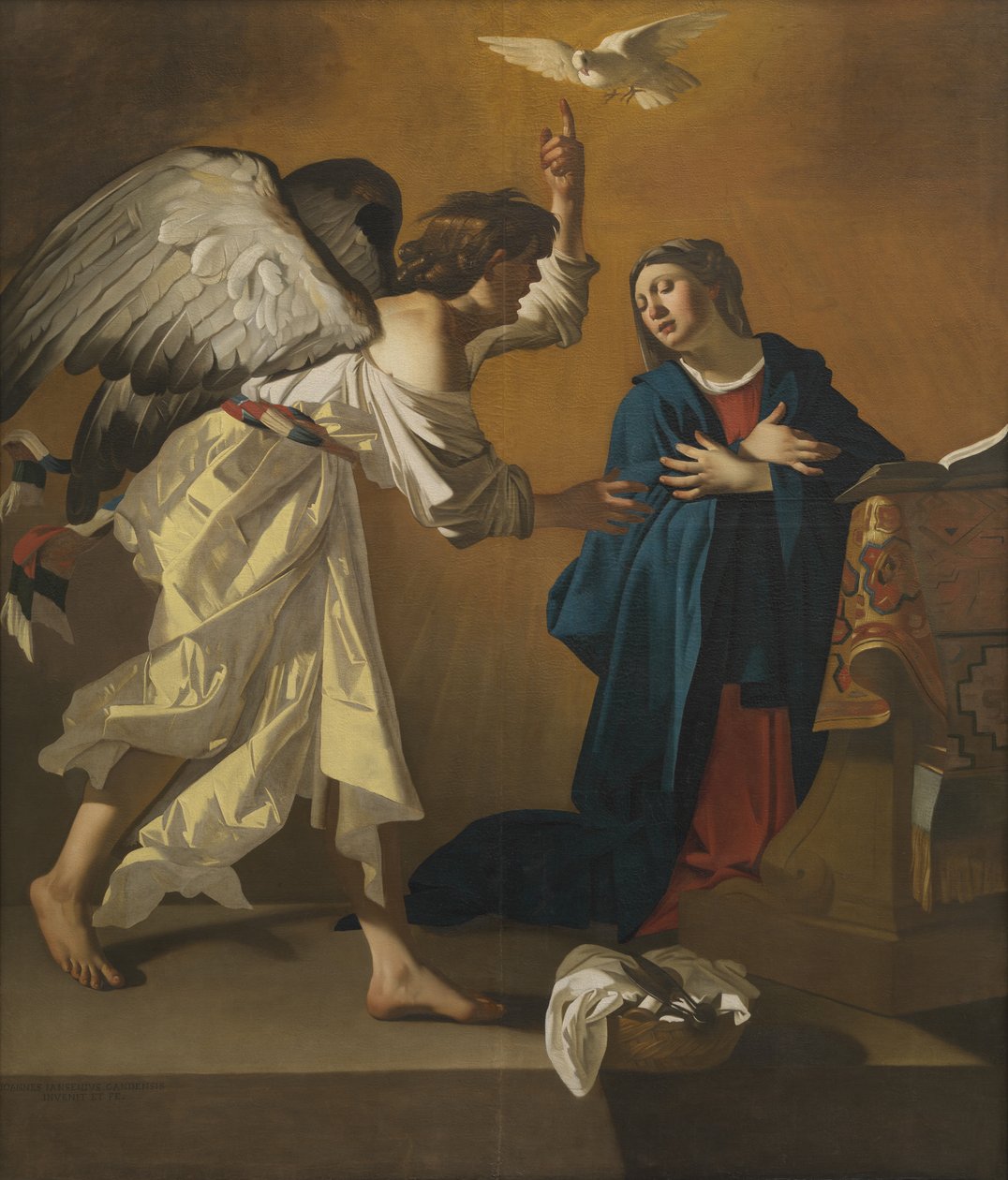 De annunciatie door Jan Janssens