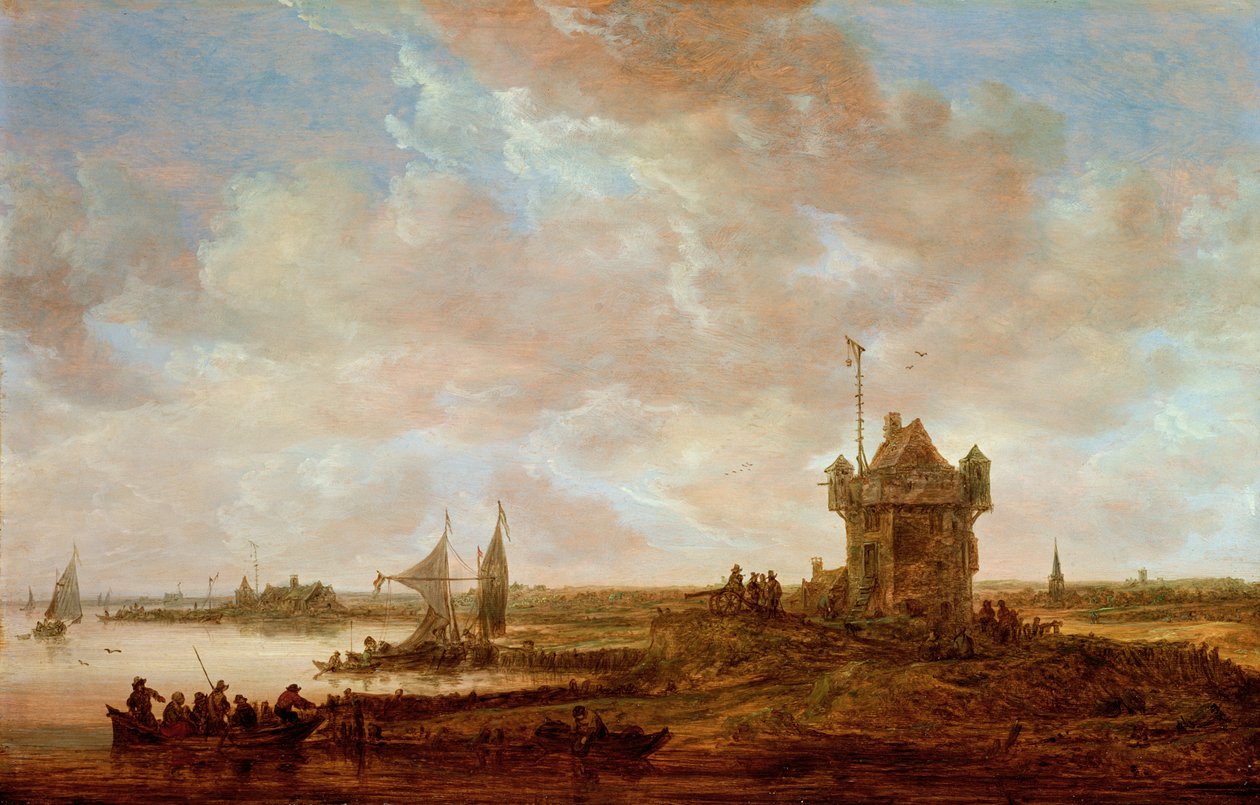Nederlands Landschap door Jan Josephsz van Goyen