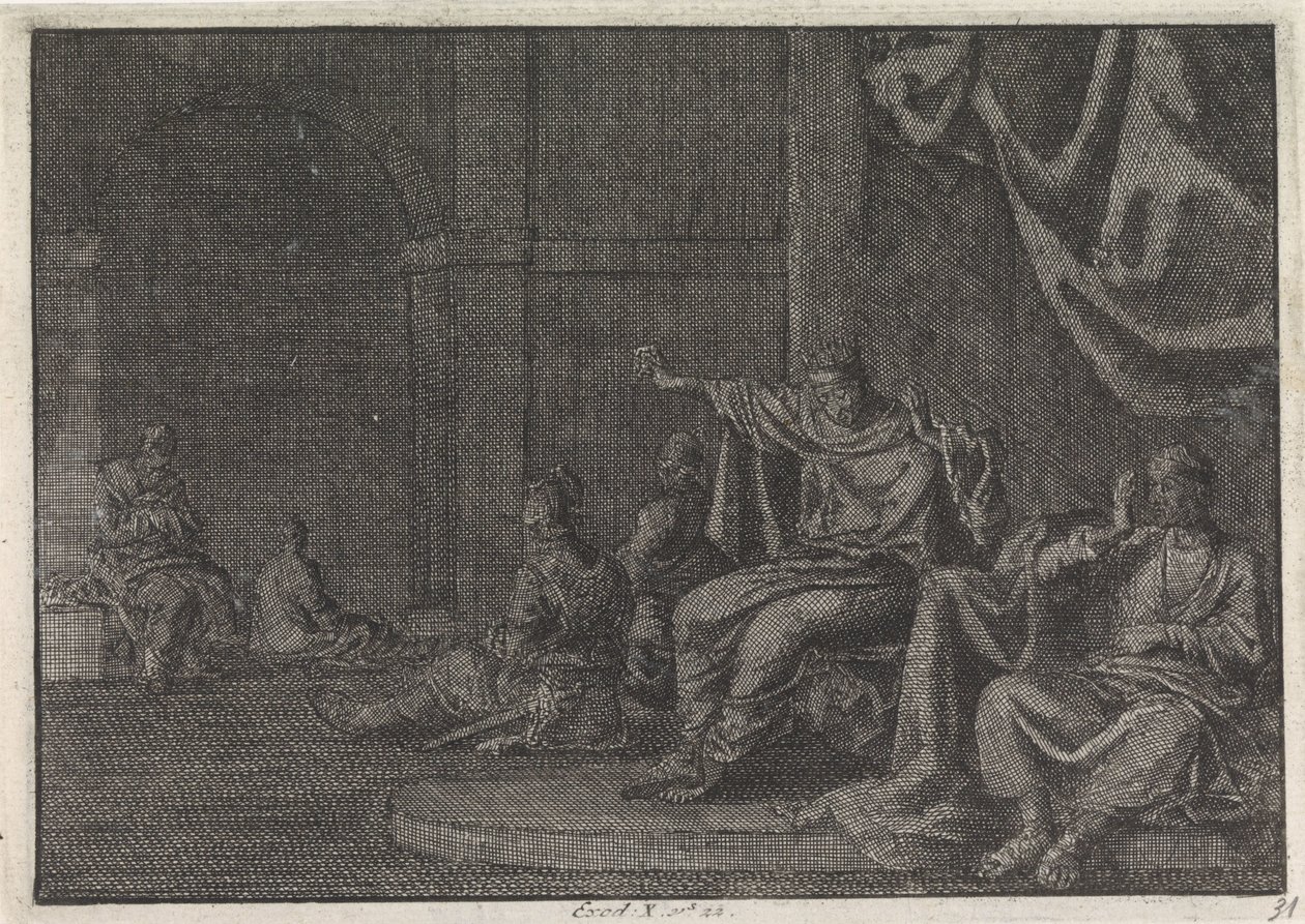 Plaag der duisternis door Jan Luyken