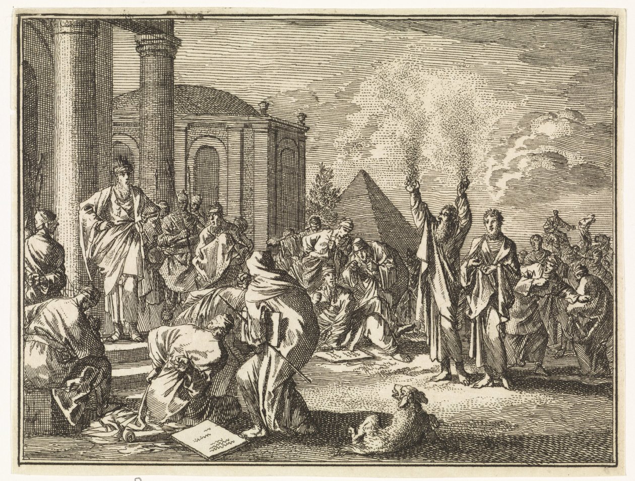 Plaag van de zweren door Jan Luyken