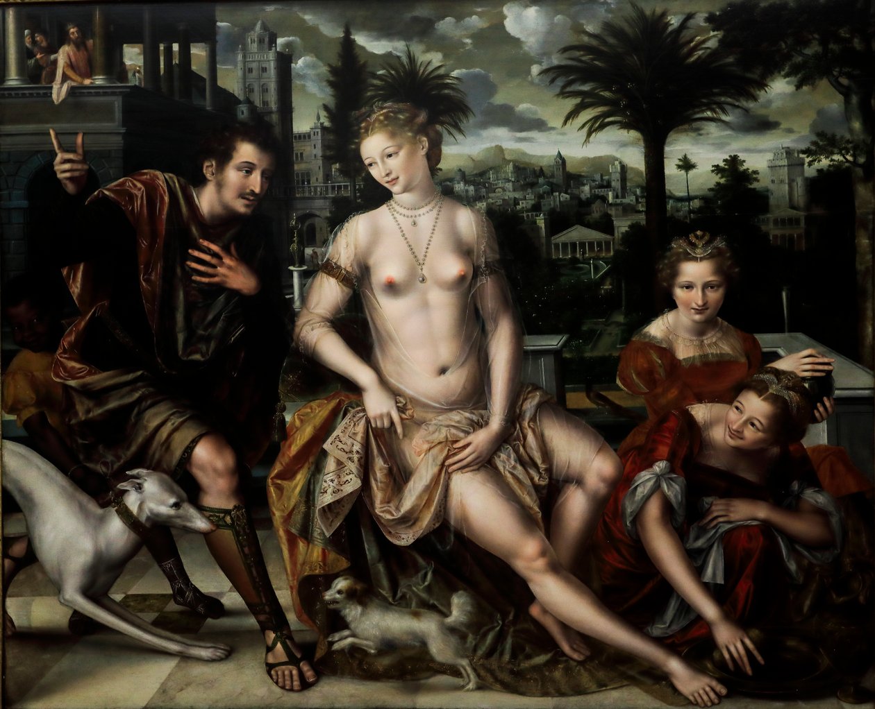 David en Bathseba door Jan Massys
