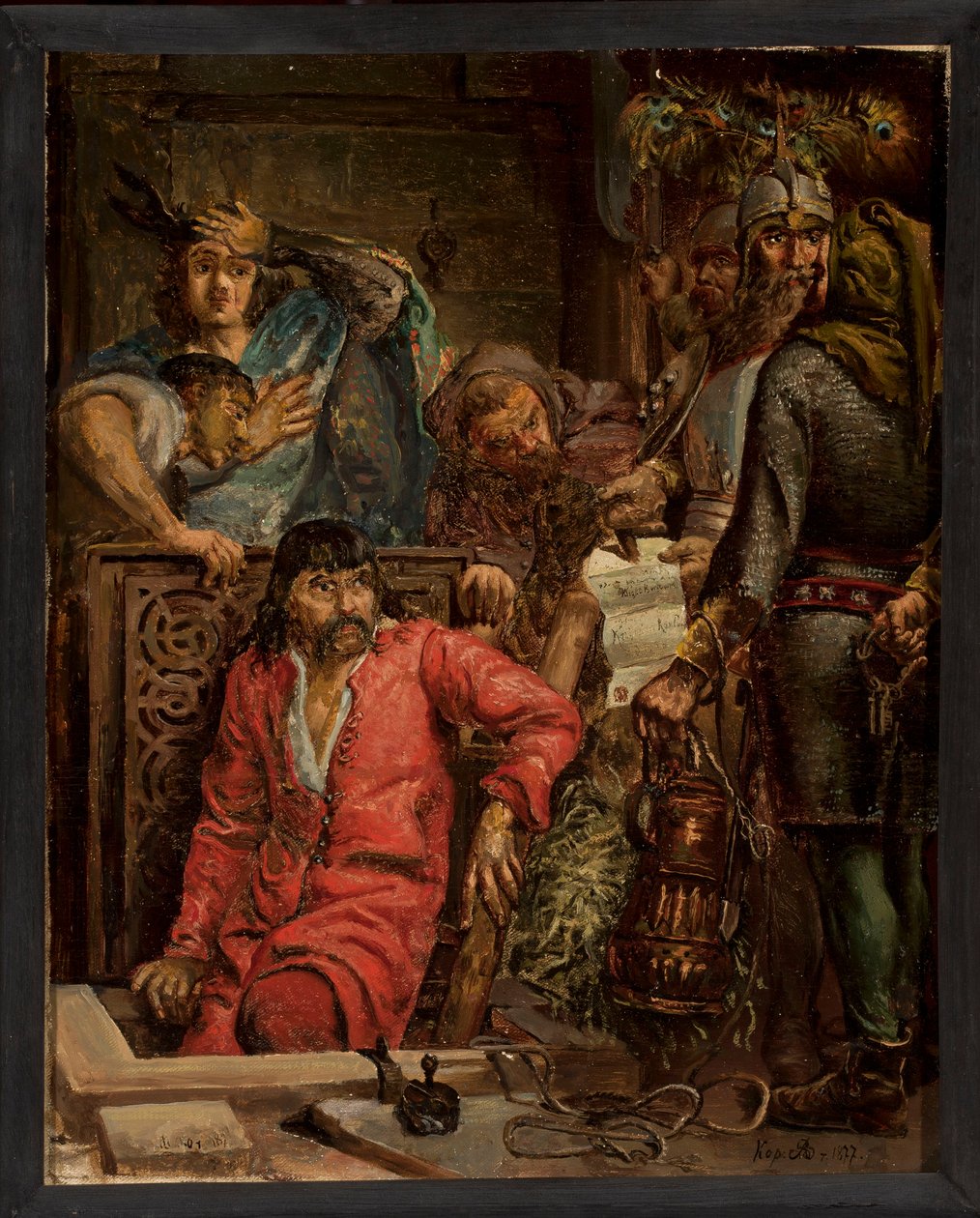 Maćko Borkowic door Jan Matejko