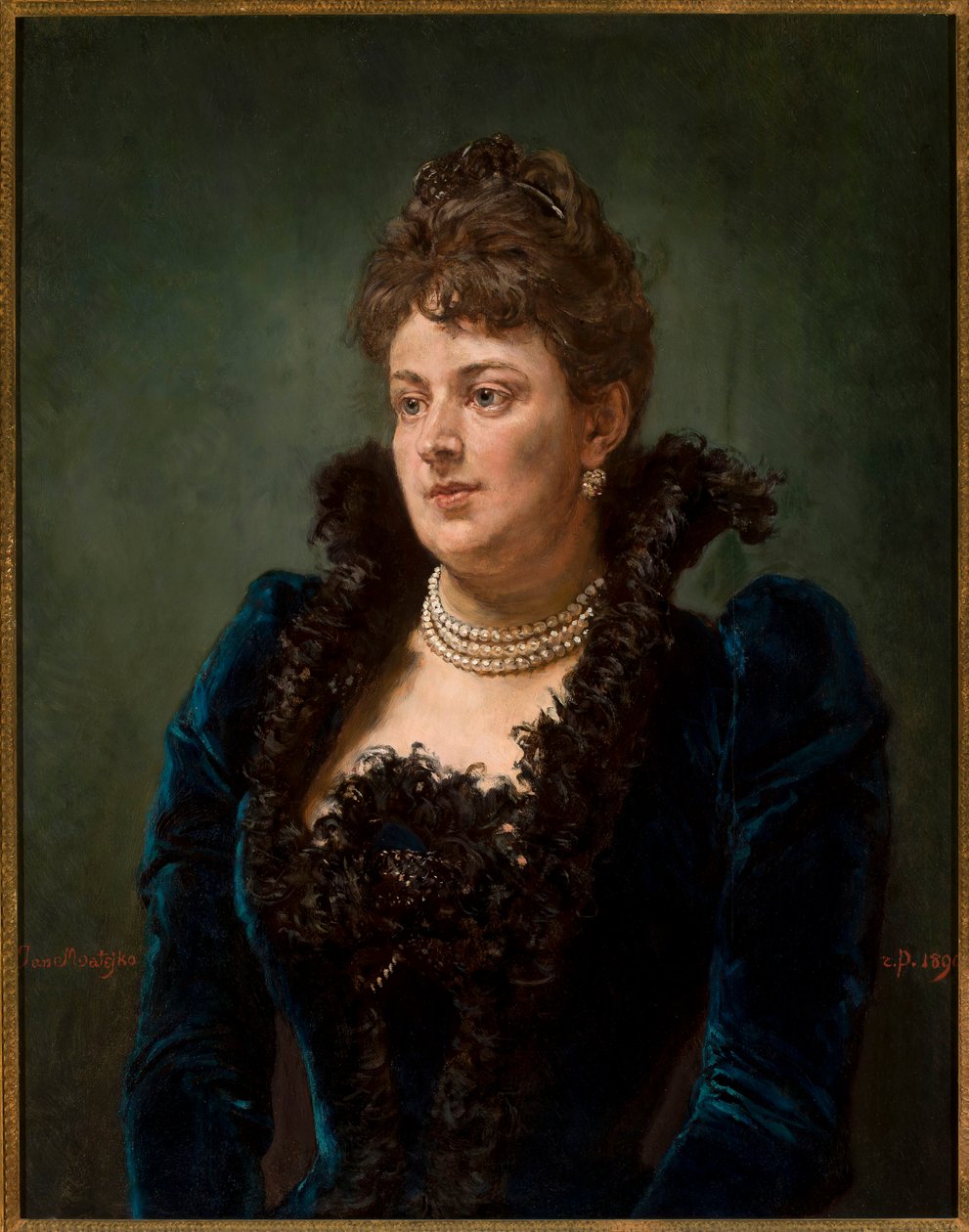 Portret van Bona Ossowiecka door Jan Matejko