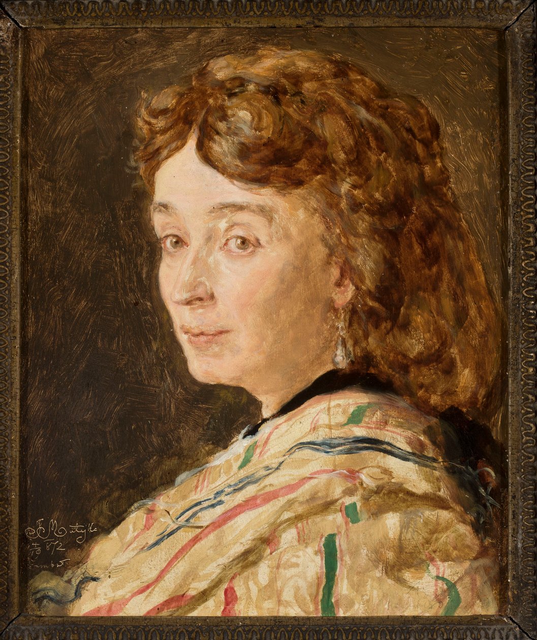 Portret van Ludwika Gropplerowa door Jan Matejko