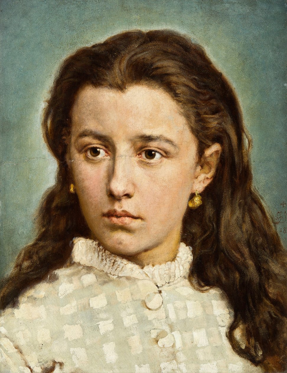 Portret van Maria Levittoux door Jan Matejko