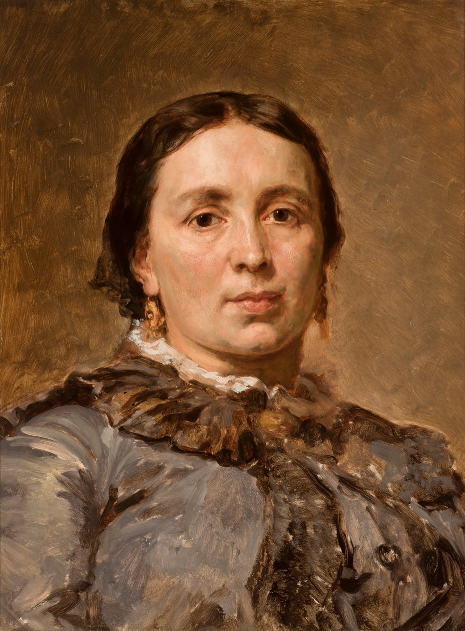 Portret van Maria Golichowska uit de familie Matejko (1836-1917) door Jan Matejko
