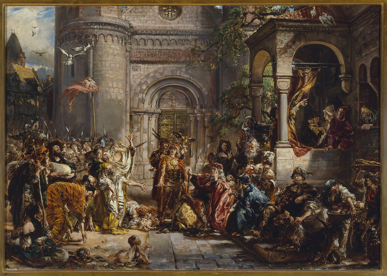 De opname van de Joden. R.P. 1096 door Jan Matejko