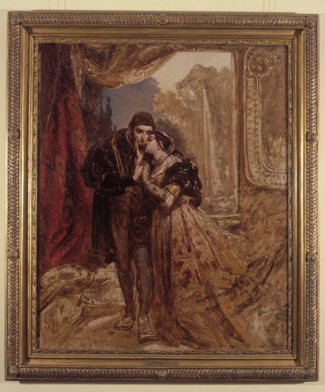 Sigismund August en Barbara Radziwiłł door Jan Matejko