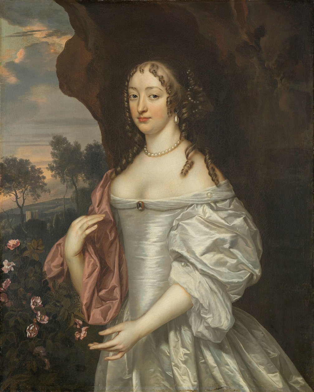 Portret van Jacoba van Orliens, vrouw van Jacob de Witte van Haamstede door Jan Mijtens