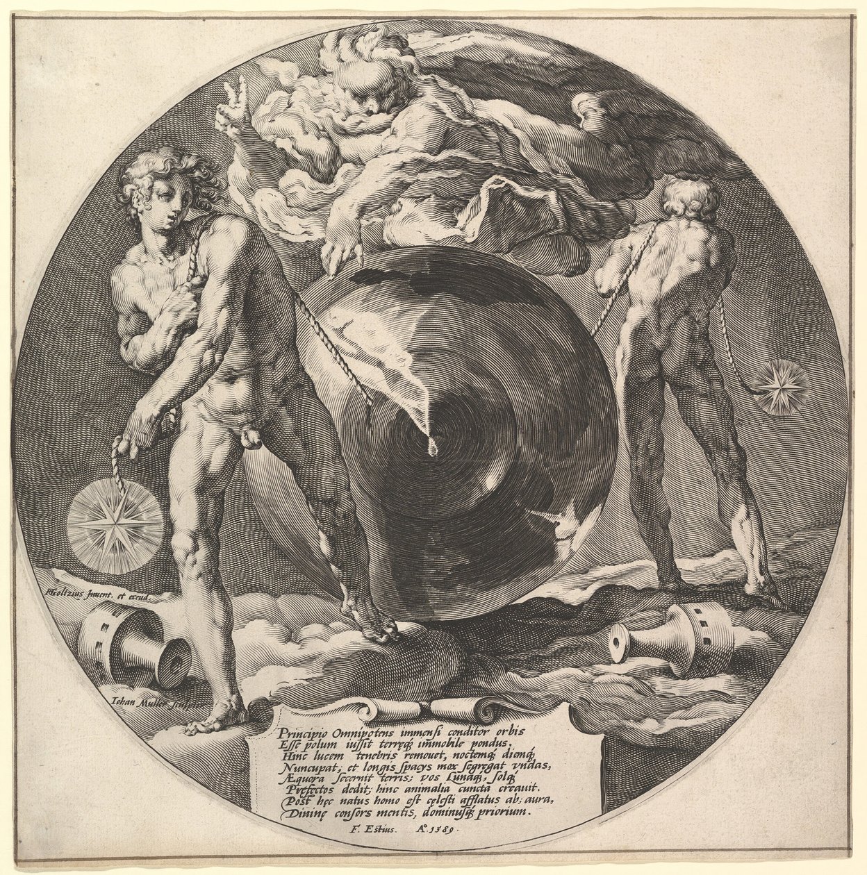 Schepping van de wereld door Jan Muller