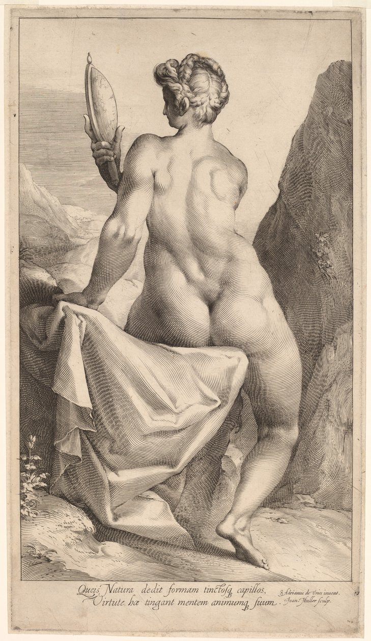 Voorzichtigheid door Jan Muller, after Adriaen de Vries