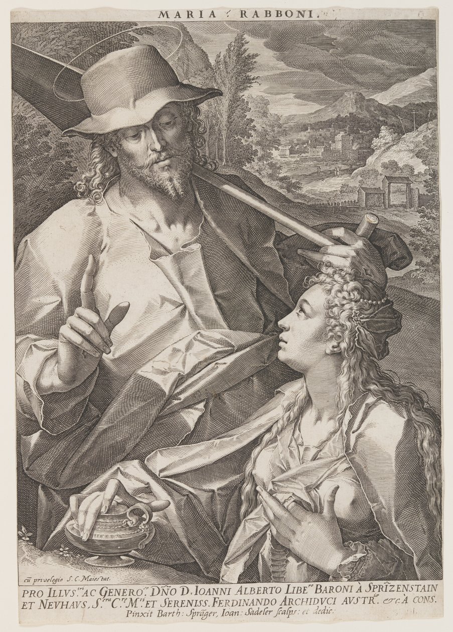 Noli Me Tangere door Jan Sadeler I