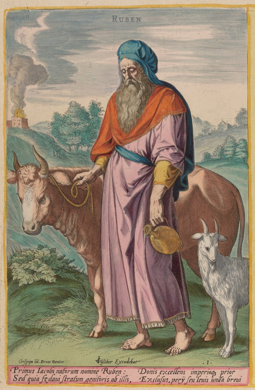 Ruben door Jan Sadeler I or J. Haeyler after Crispen van den Broecke