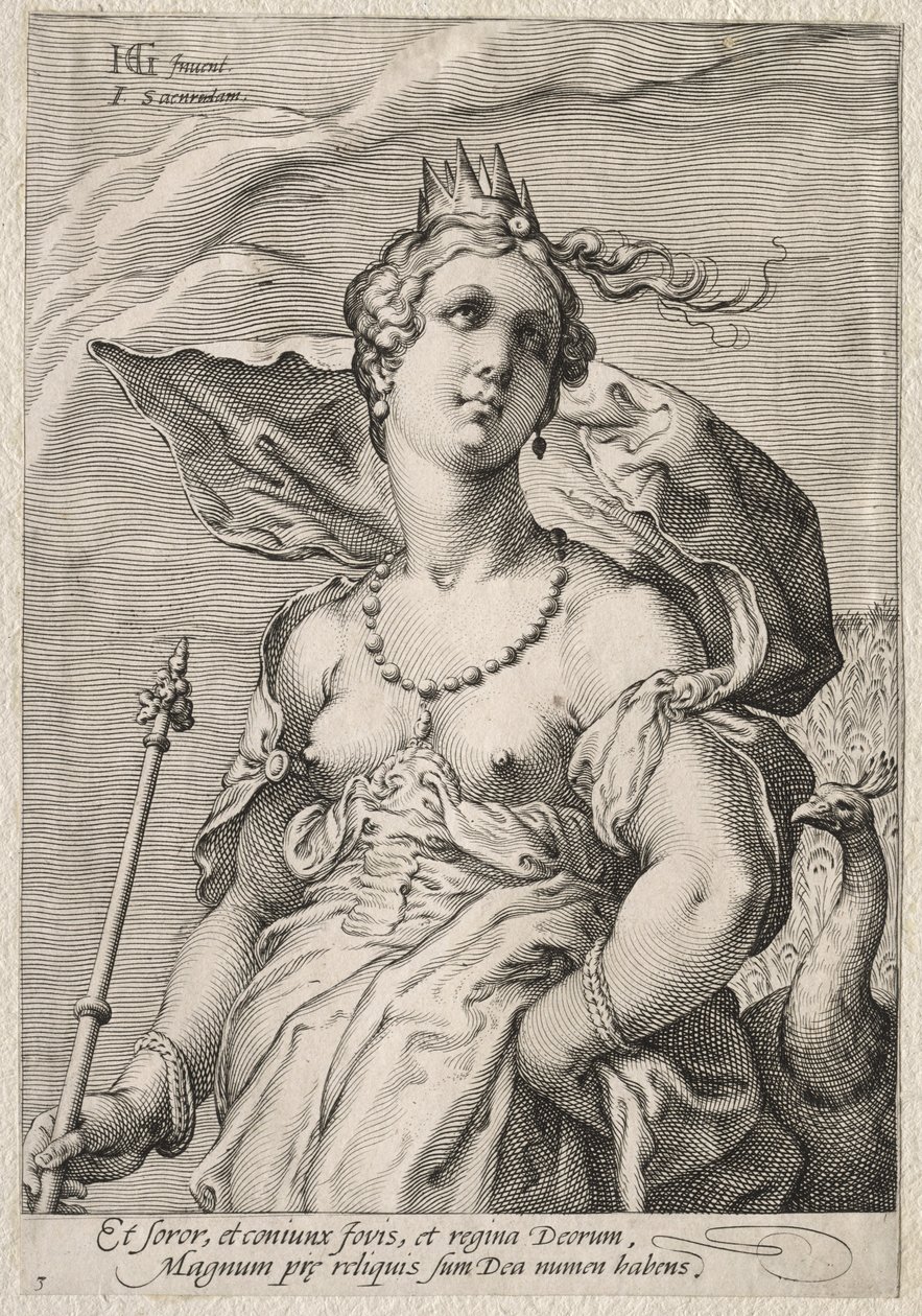 Juno, c. 1595 door Jan Saenredam
