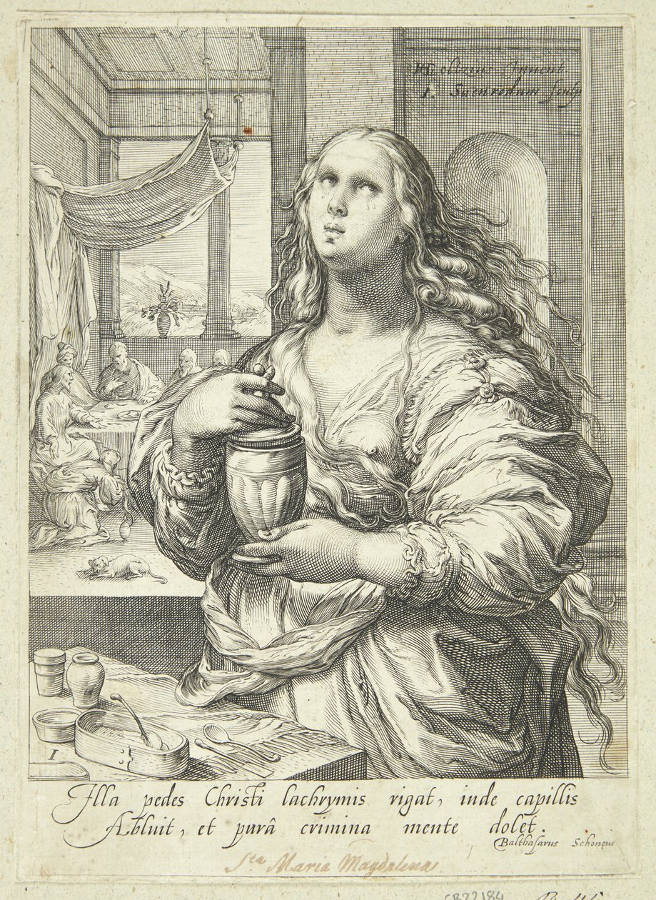 Magdalena door Jan Saenredam
