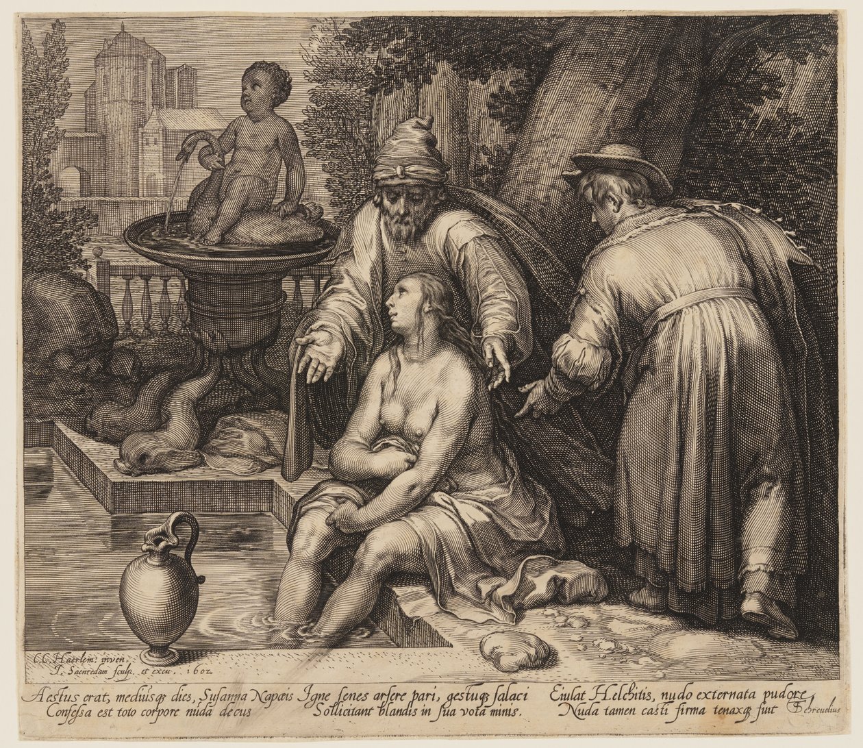 Susanna en de Ouderen door Jan Saenredam