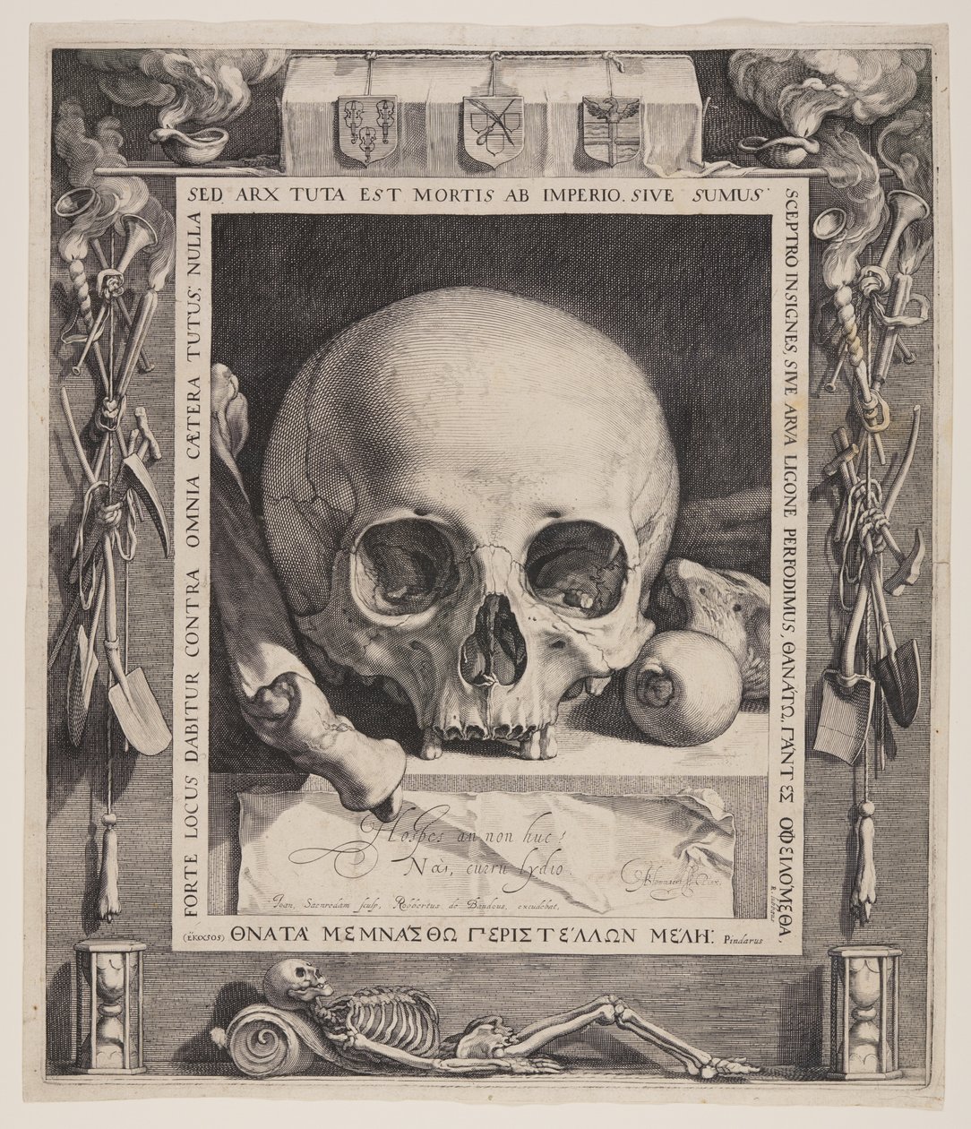 Vanitas door Jan Saenredam