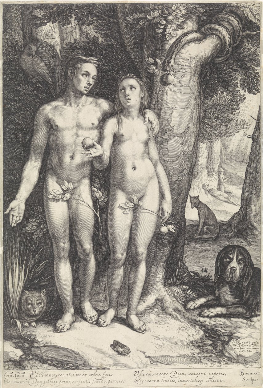 Zondeval door Jan Saenredam