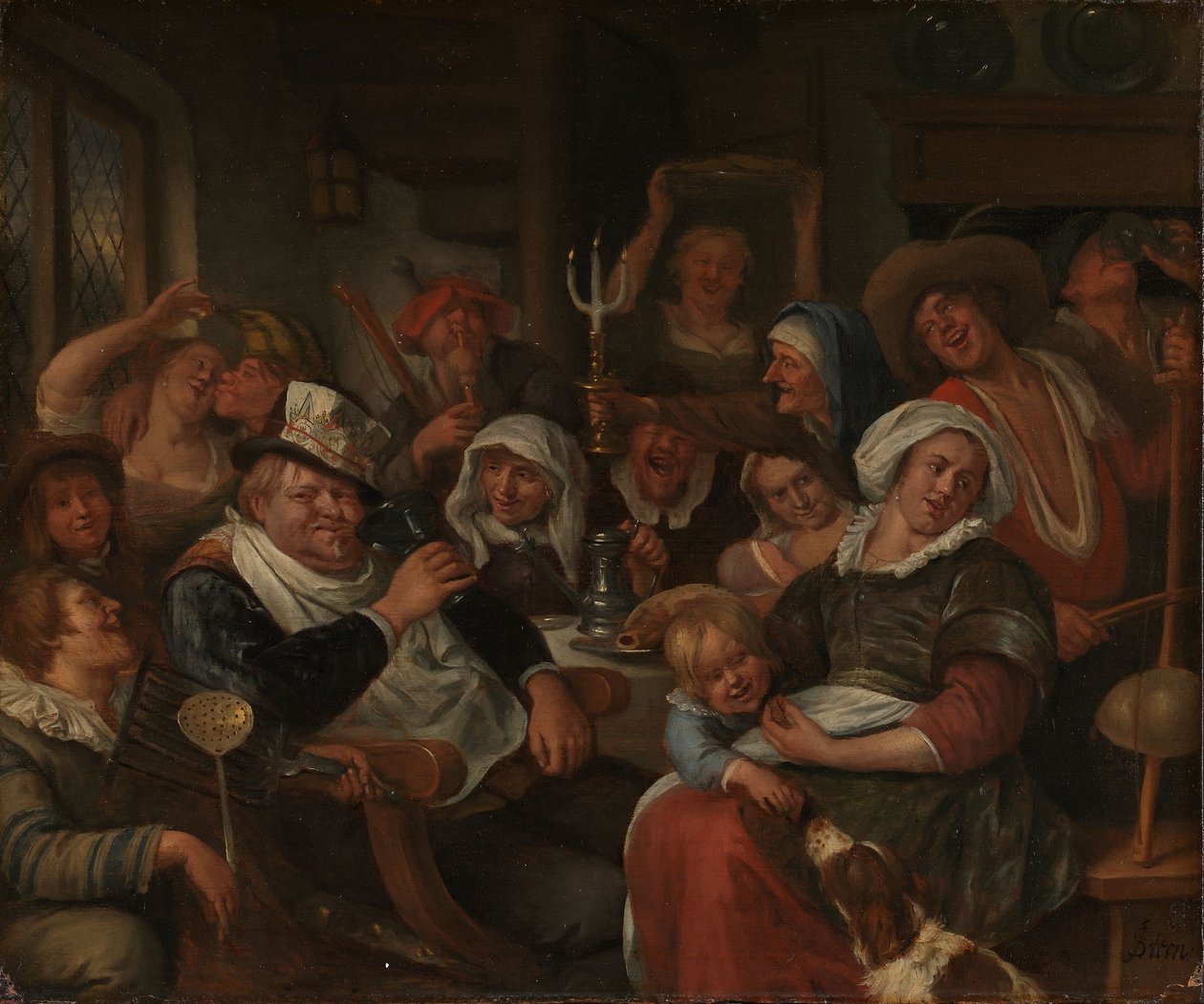 Driekoningenavond door Jan Steen