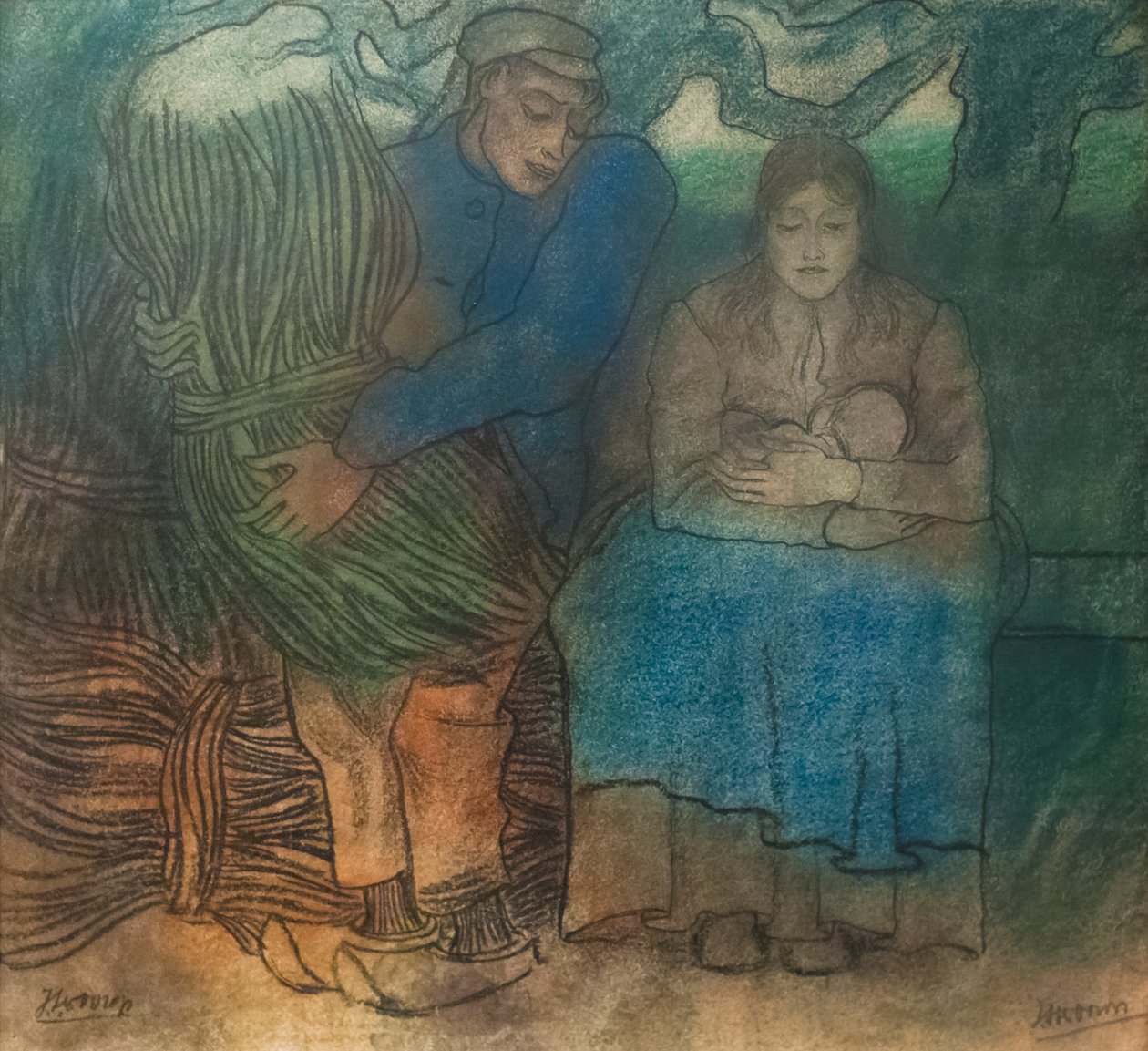 Oudergeluk door Jan Toorop