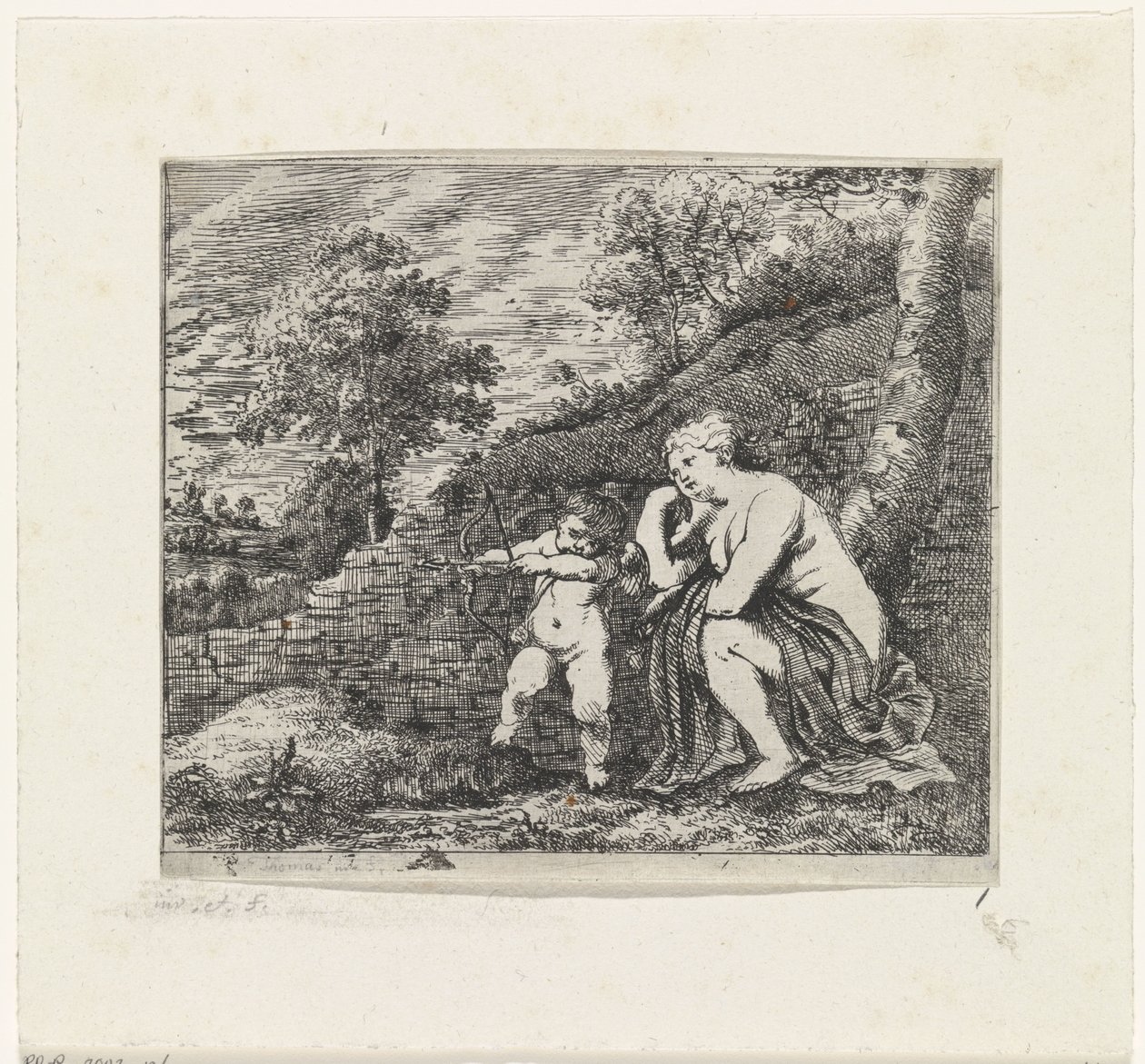 Venus en Cupido door Jan Thomas