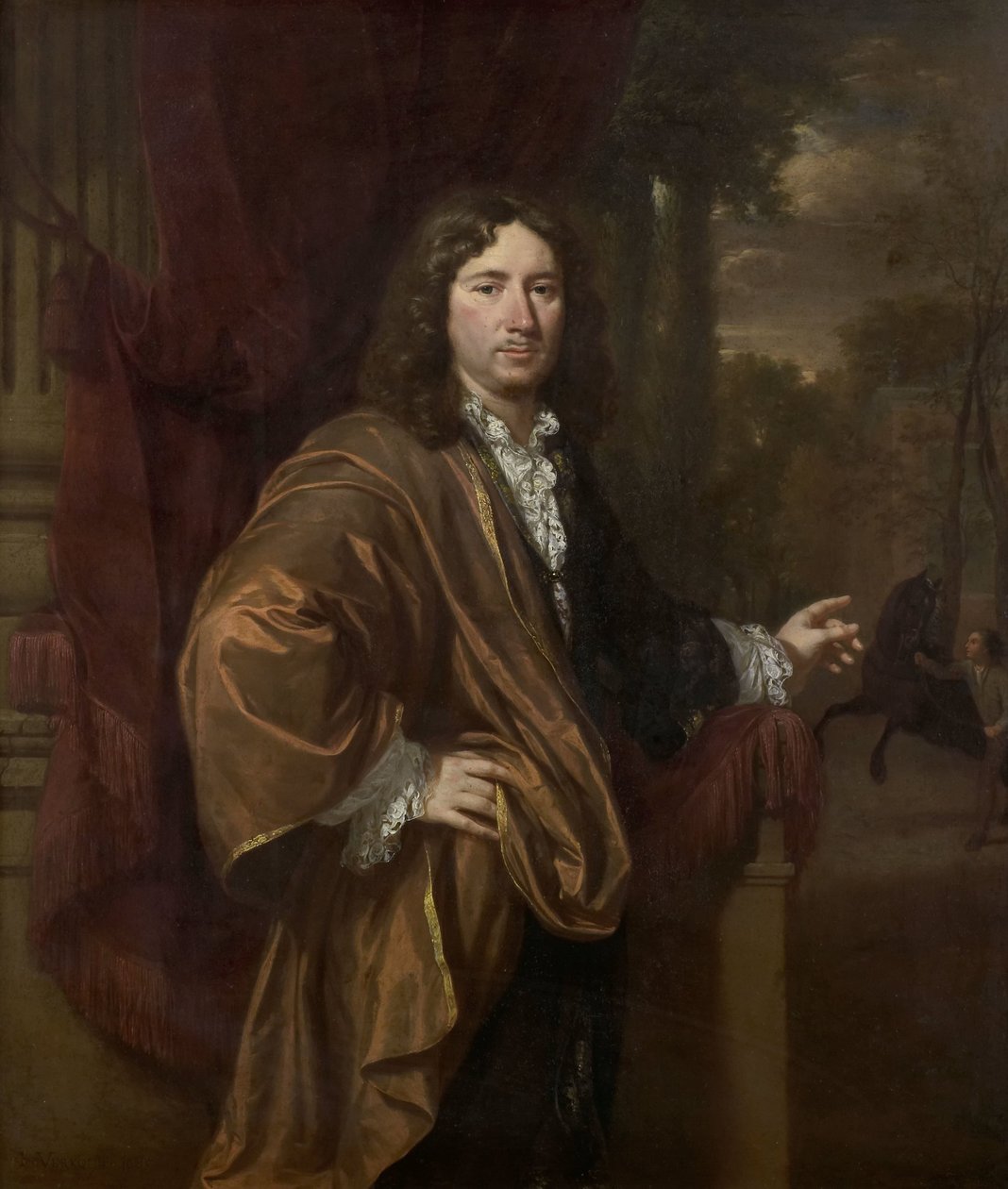 Portret van een man door Jan Verkolje (I)