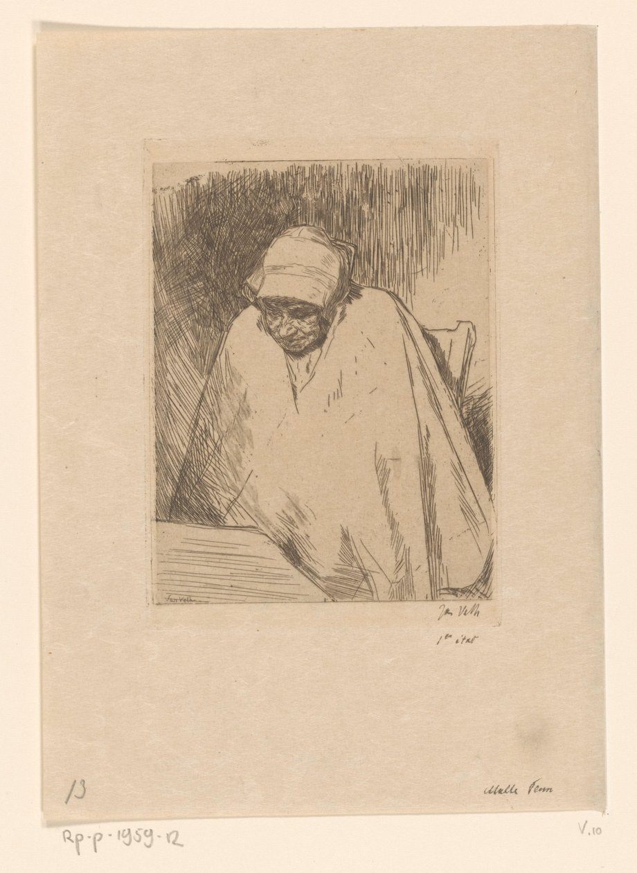 Malle Teun door Jan Veth (signed by artist)
