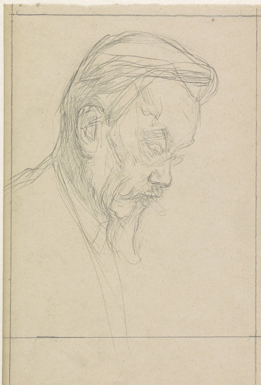 Portret van Cornelis Hofstede de Groot door Jan Veth