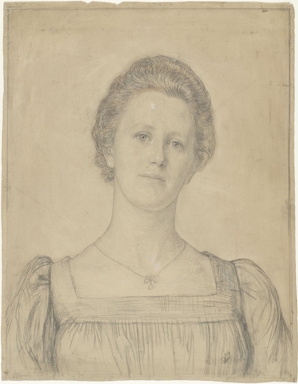Portret van Emilie van Kerckhoff door Jan Veth