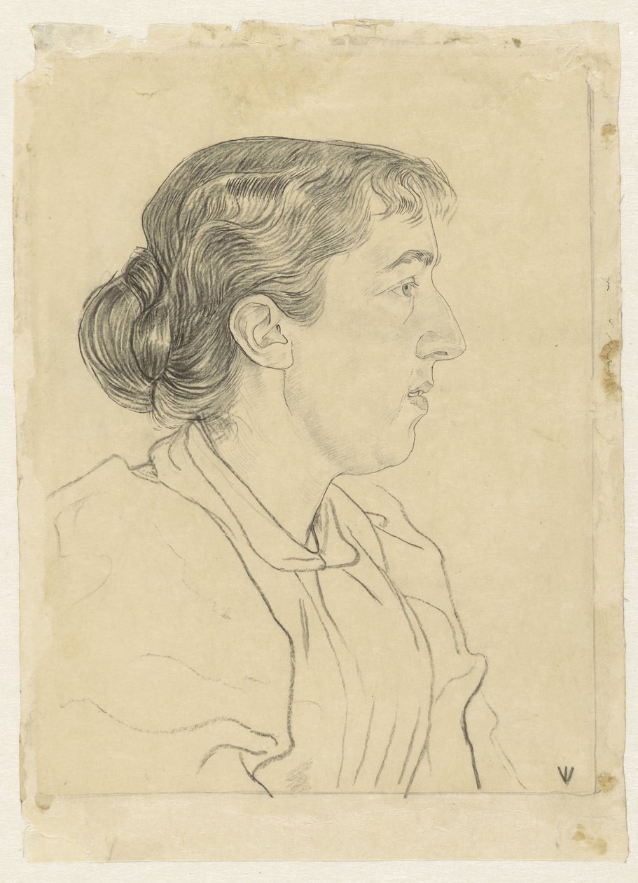 Portret van Helène Lapidoth-Swarth door Jan Veth