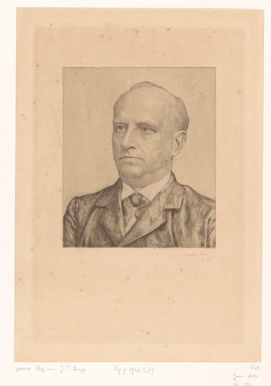 Portret van J.T. Buys door Jan Veth