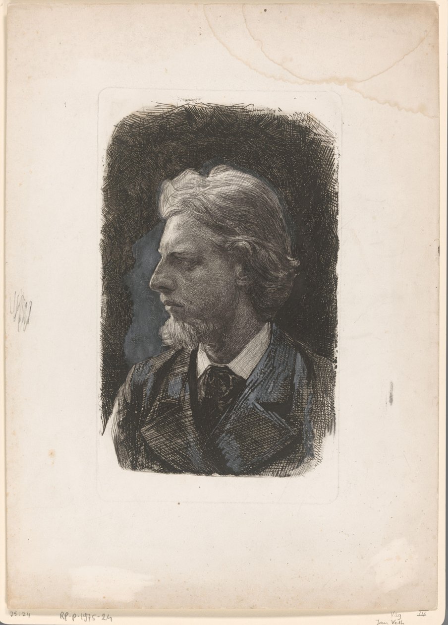 Portret van Jacques Perk door Jan Veth