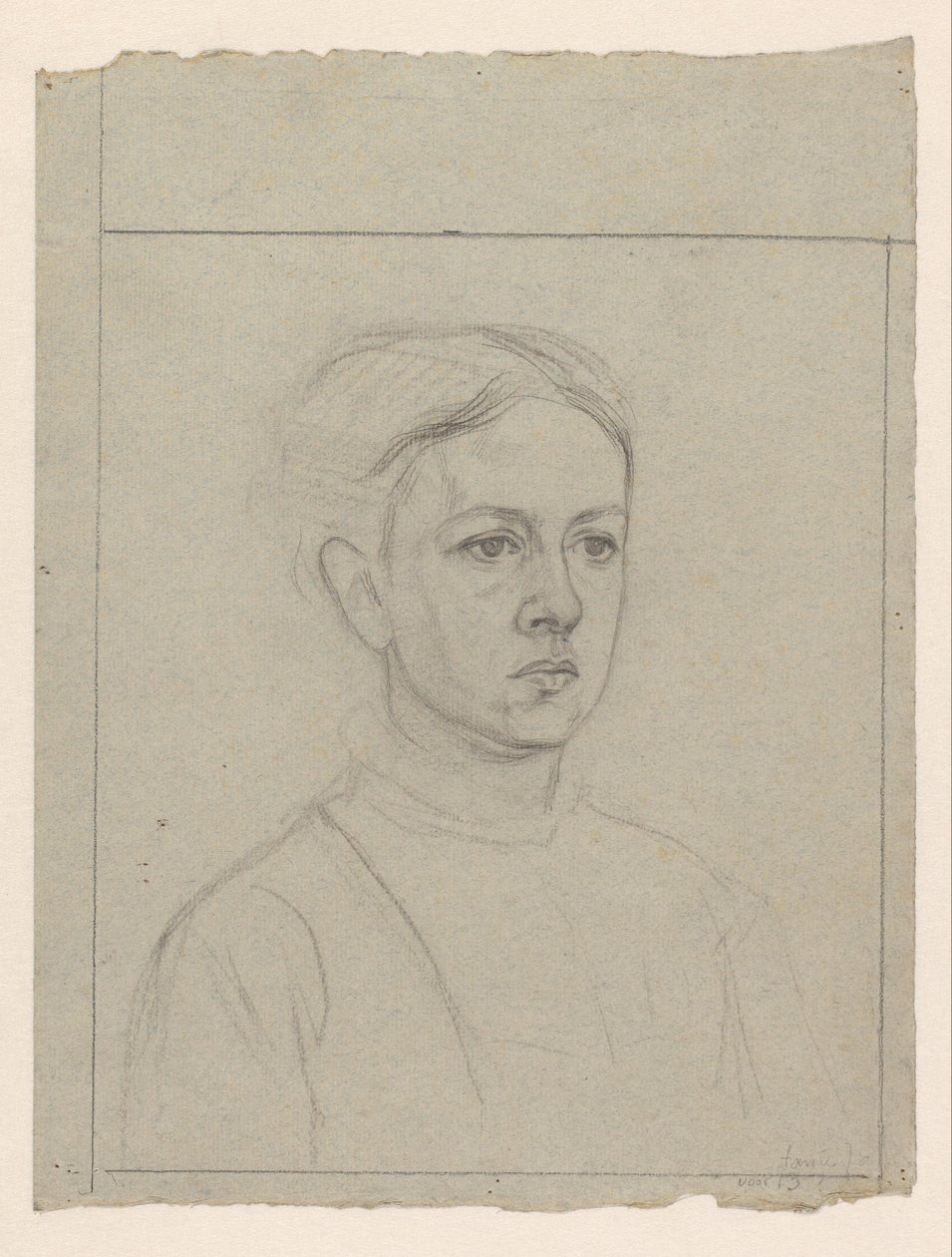 Portret van Johanna Veth door Jan Veth