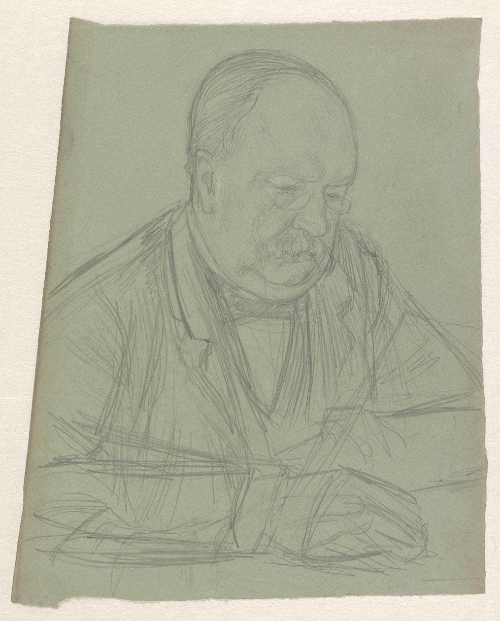 Portret van Tak van Poortvliet door Jan Veth