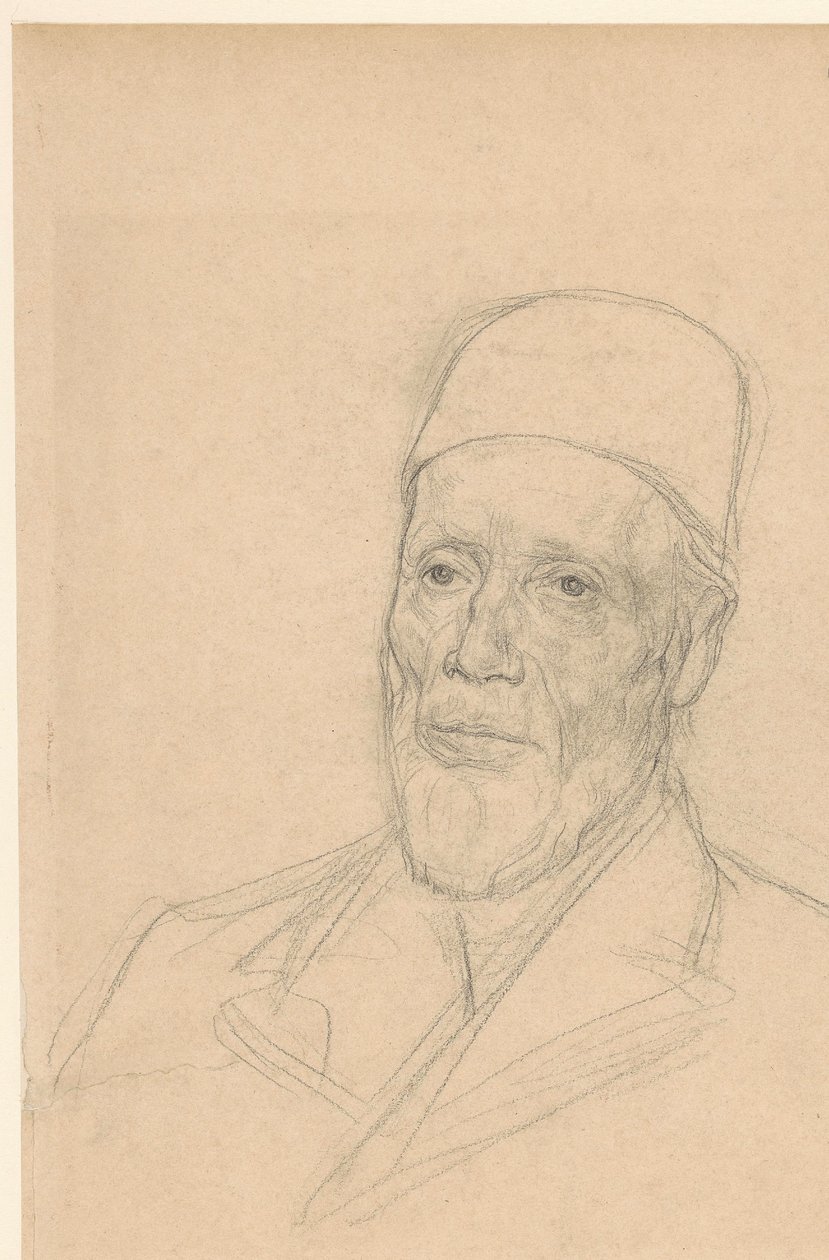 Portret van Willem Nicolaas Dinger () door Jan Veth