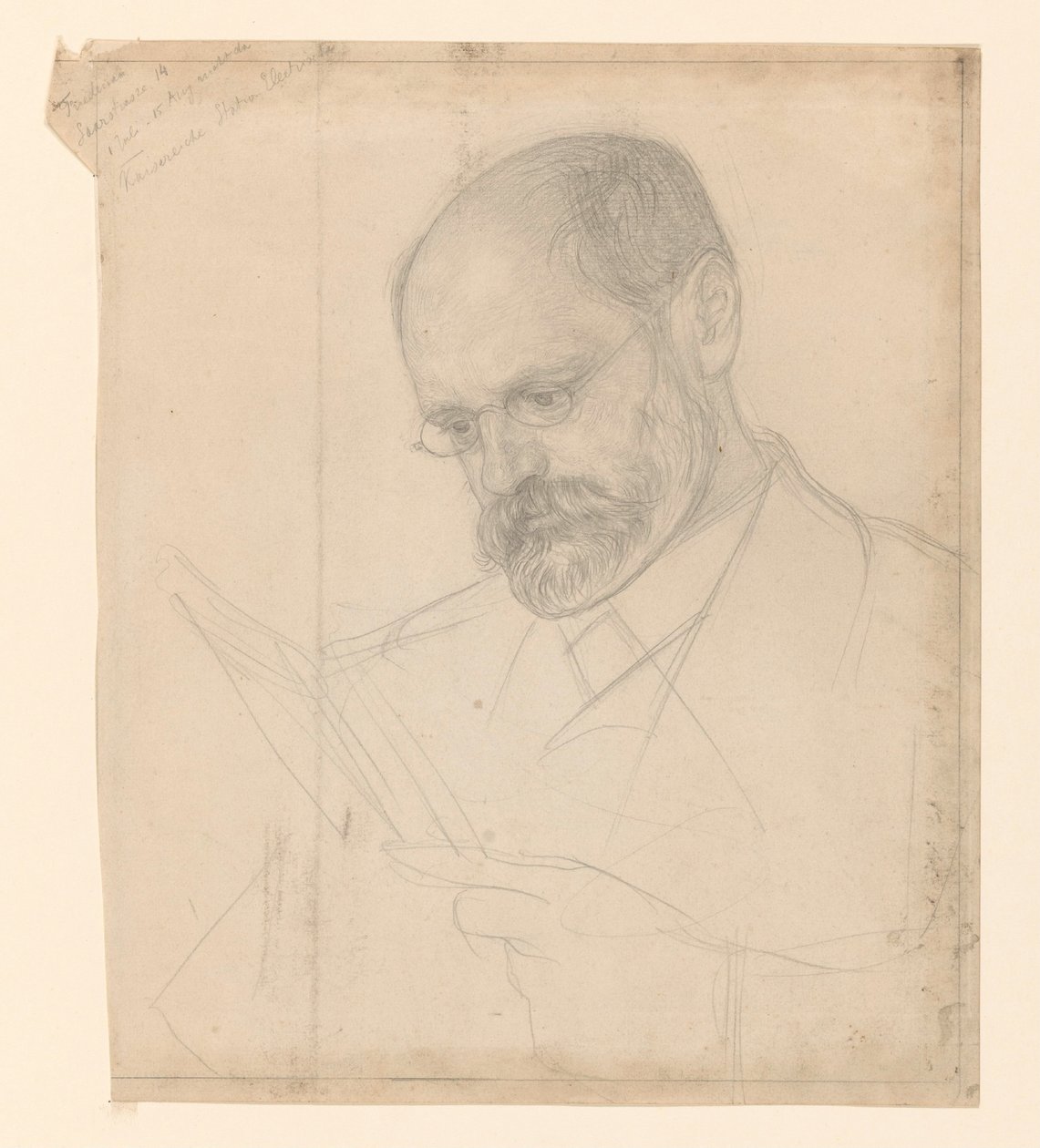 Portret van de heer K. J. Kautsky door Jan Veth