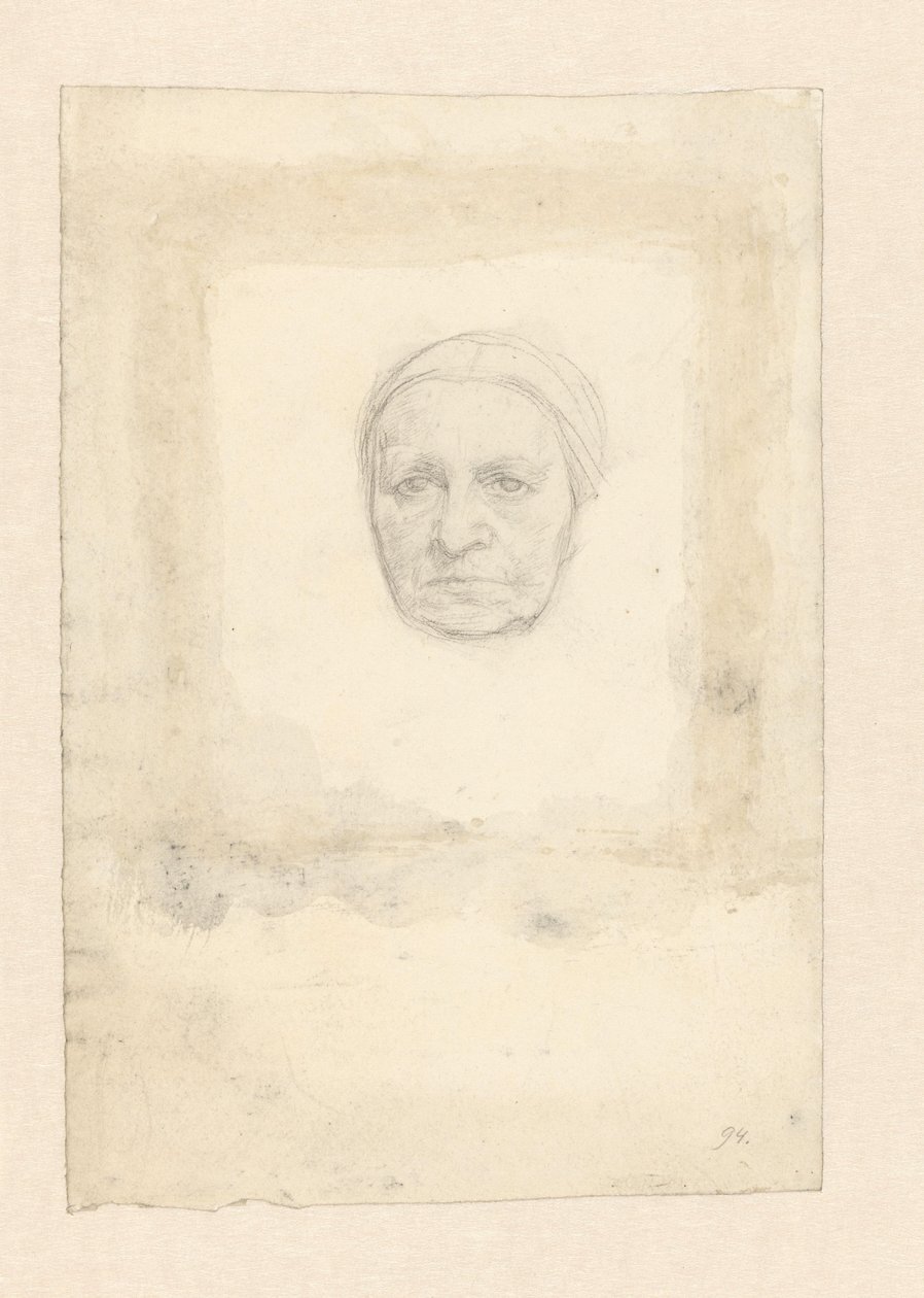 Portret van mevrouw Anna Cornelia Veth-Giltay door Jan Veth