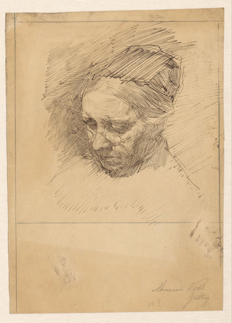 Portret van mevrouw Anna Cornelia Veth-Giltay door Jan Veth