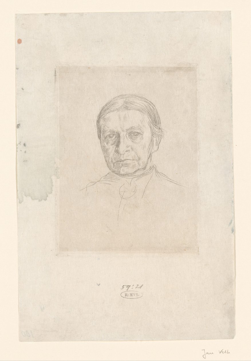 Portret van mevrouw Anna Cornelia Veth-Giltay door Jan Veth