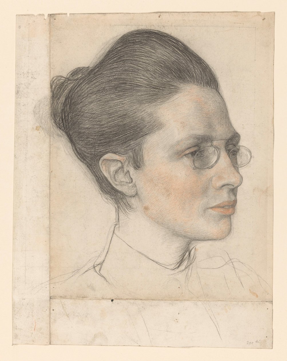 Portret van mevrouw K.C. Boxman-Winkler door Jan Veth
